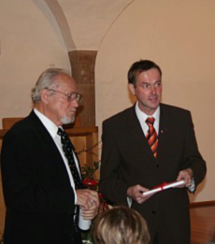 Oberbrgermeister Dr. Christoph Hammer (rechts) ...
