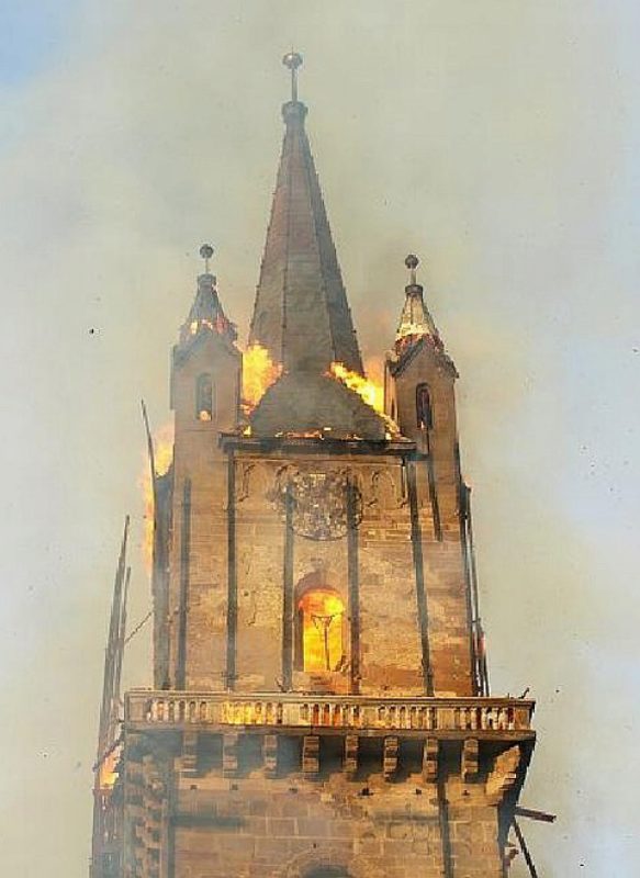 Der hchste Kirchturm Siebenbrgens ist am 11. ...