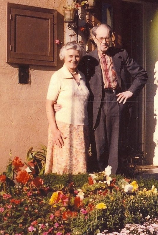 Das Ehepaar Hellmut und Maria Klima im Jahr 1986 ...