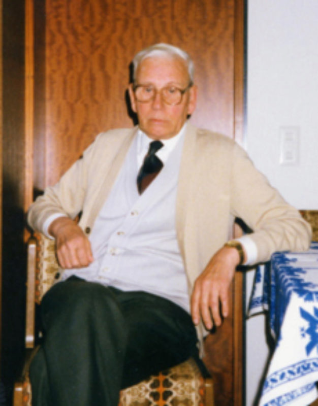 Otto Einschenk im September 1989 in seiner ...
