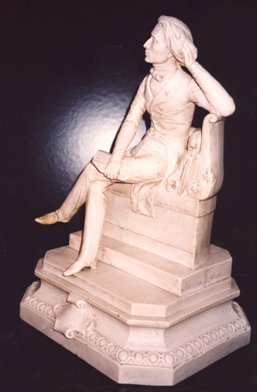 Liszt-Statuette von Dantan, 1840 ...