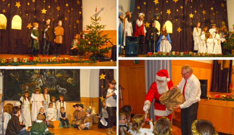 Szenen aus dem Weihnachtsprogramm der Kreisgruppe ...