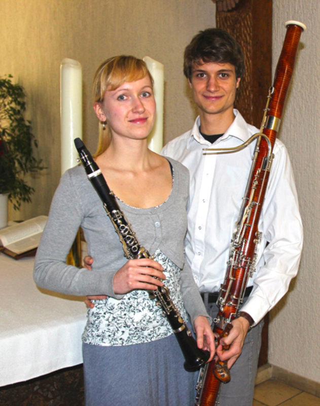 Die Solisten Theresa Fritsche und Maximilian ...