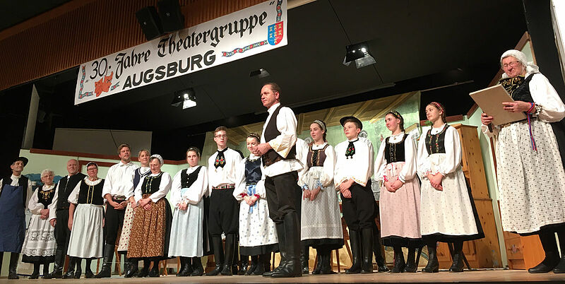30-jhriges Jubilum der Theatergruppe Augsburg. ...