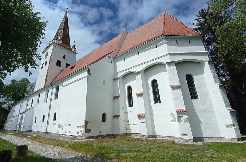 Renovierte Kirchenburg in Groschenk. Foto: ...