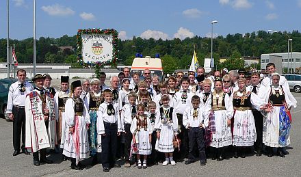 So zahlreich nahm die Kreisgruppe Biberach 2006 am historischen Umzug anlsslich des Biberacher Schtzenfestes teil. Foto: Matthias Henrich