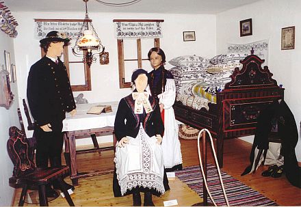 Blick in das Heimat- und Landlermuseum in Bad Goisern.