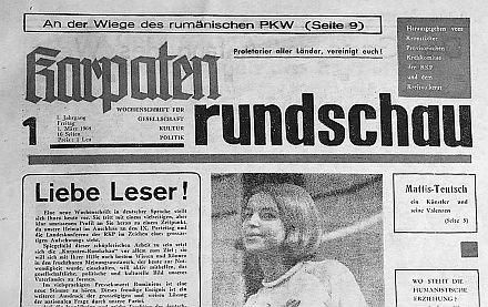 Die erste Ausgabe der Karpatenrundschau erschien am 1. Mrz 1968.