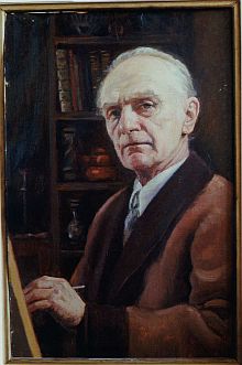 Eduard Morres (1884-1980): Selbstportrt (nicht datiert (um 1960), l auf Leinwand, 46 x 32 cm, Kunstmuseum Kronstadt. Foto: Konrad Klein