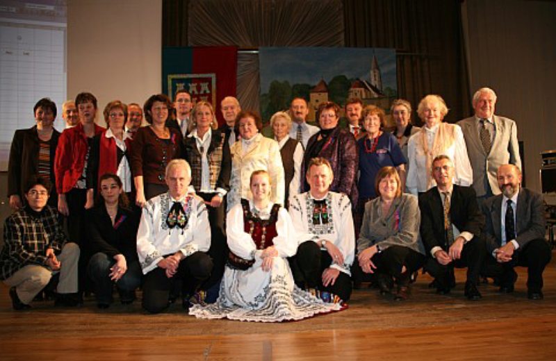 Der (fast komplette) N�rnberger Vorstand, vorne ...