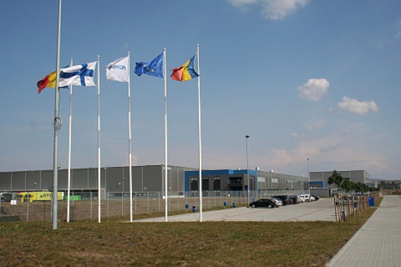 Das Nokia-Werk in Jucu bei Klausenburg r�ckt ...