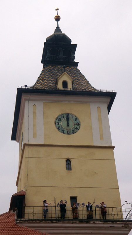 Die „Turmer“ spielten Blasmusik vom Kronst�dter ...
