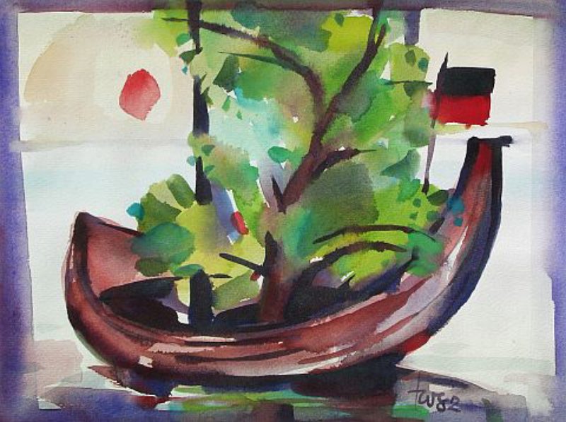 Helfried Wei�: „Der gerettete Baum“ (1982), ...
