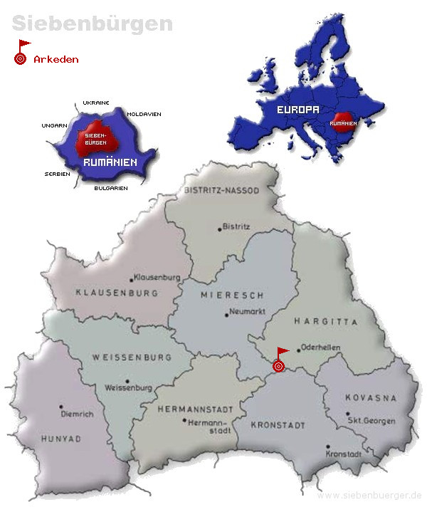 Geografische Lage (von siebenbuerger.de)