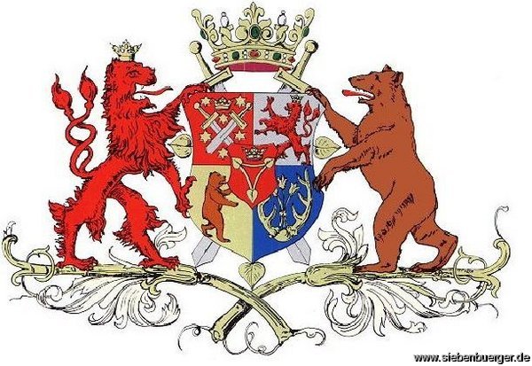 Wappen vom Komitat Hermannstadt in der sterreichisch-ungarischen Monarchie 