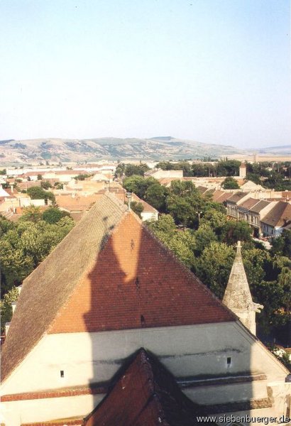 Blick v. Kirchturm auf die Altstadt