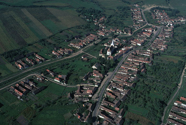 Scharosch bei Fogarasch - Luftbild Nr. 1