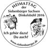 Festabzeichen des Heimattages 2016 in Dinkelsbhl/Bayern