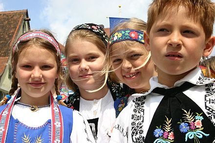 Junge Gesichter prgten den Heimattag. Foto: Gnther Melzer