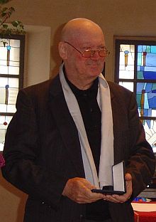 Verabschiedet: Prof. Dr. h.c. Dieter Acker, Trger des Siebenbrgisch-Schsischen Kulturpreises 2005. Foto: Christian Schoger