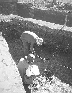 Archologische Grabungen in Hermannstadt. Foto: Manfred Huber