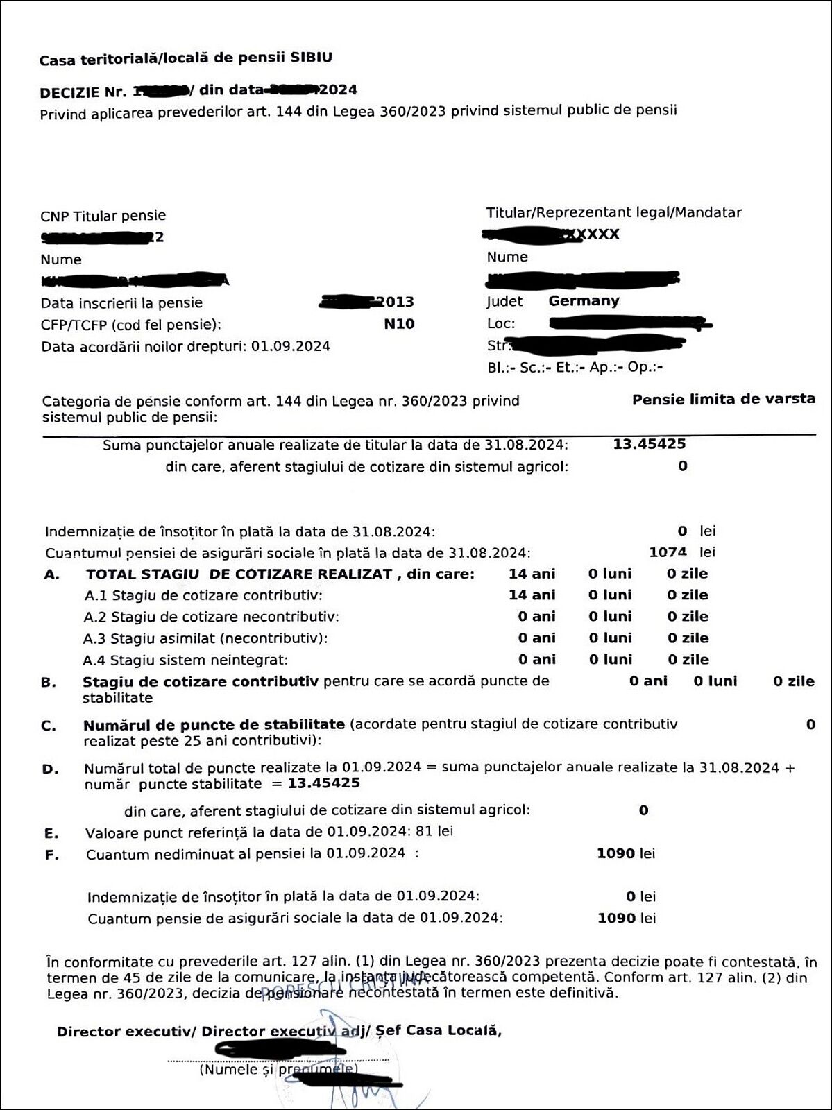Rente Aus Rumnien Ablehnen