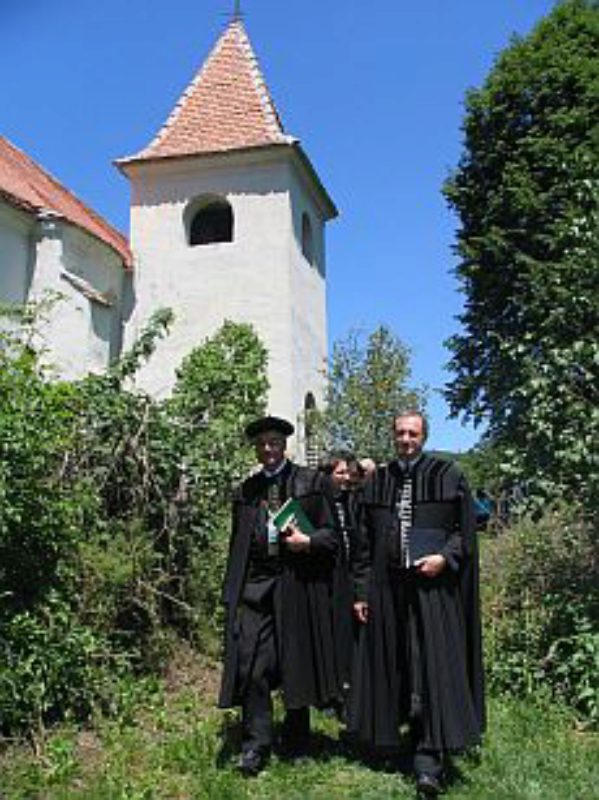 Bischof D. Dr. Christoph Klein (links) und ...