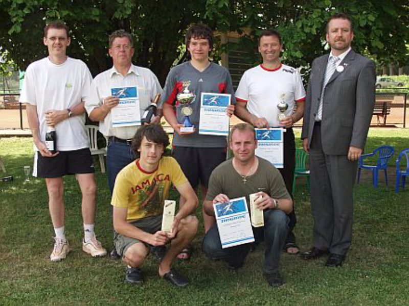 Siegerehrung beim Tennisturnier in Dinkelsbhl, ...