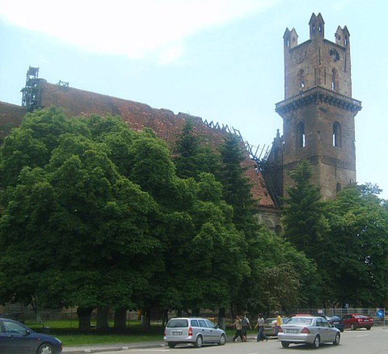 Evangelische Stadtpfarrkirche in Bistritz zehn ...