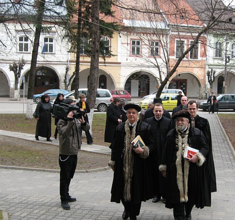 Evangelische Kirche Bistritz - Einzug der Pfarrer ...