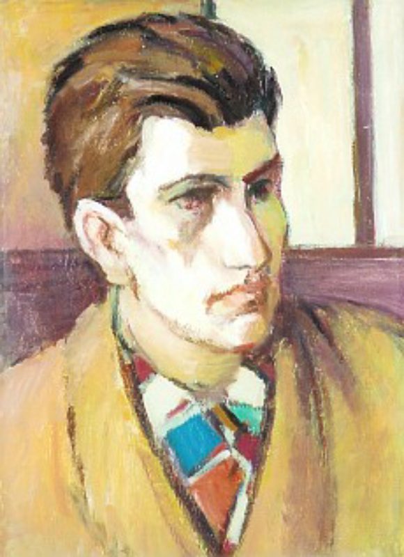 Reinhardt Schuster: Portrt Edgar Kloos, l auf ...