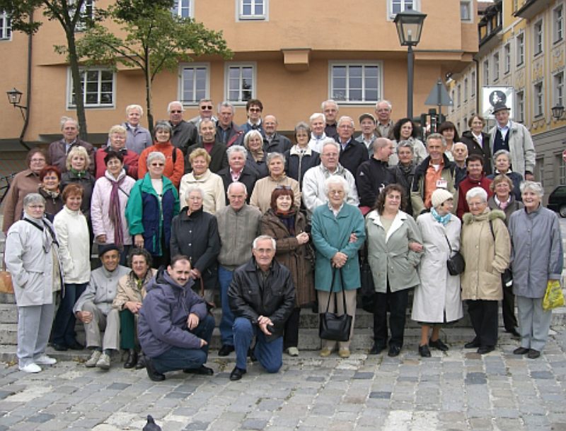 Die Mitglieder der Kreisgruppe Schwbisch Gmnd, ...