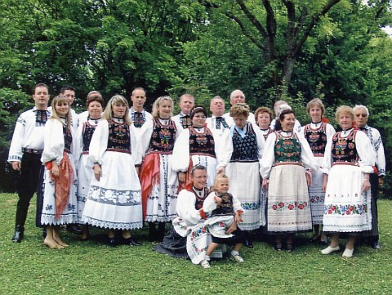 Trachtentrger beim Hamlescher Treffen in ...