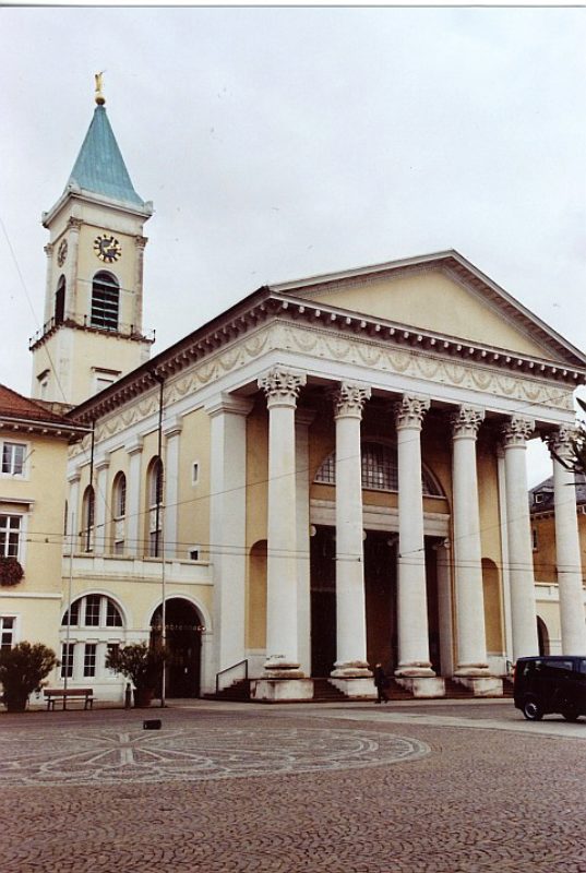 Evangelische Stadtkirche in Karlsruhe ...
