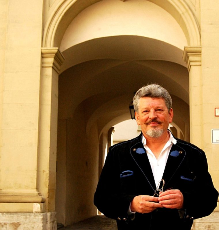 Michael Lassel in der Wrzburger Residenz. Foto: ...