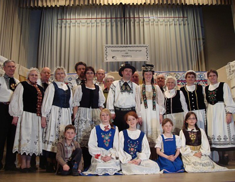 Die Theatergruppe Wrburg beim Auftritt in ...