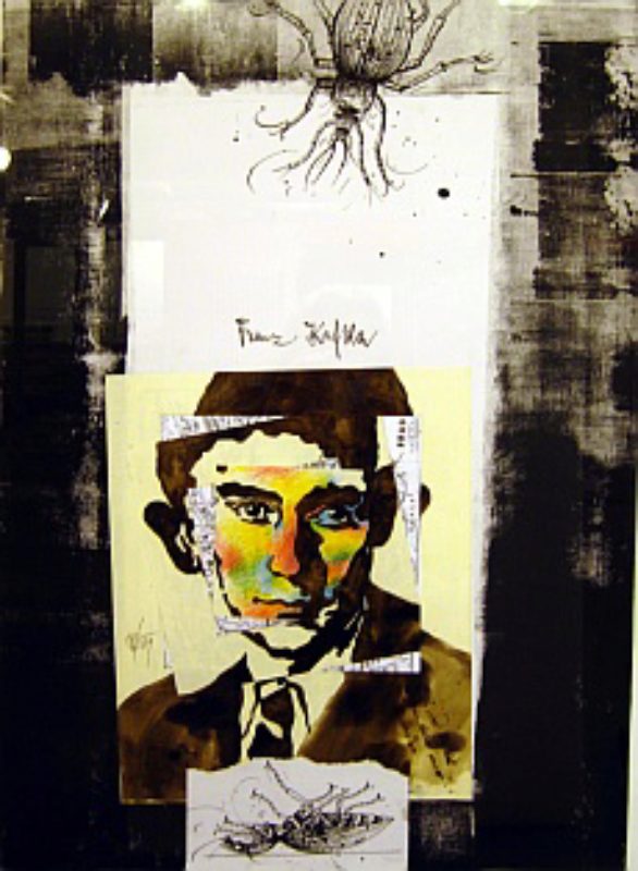 Diethelm Wonners „Franz Kafka“, ausgestellt in ...