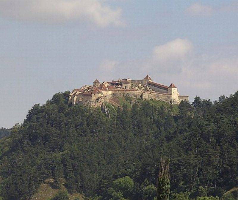 Rosenauer Burg von Sdwesten aus gesehen, 2006. ...