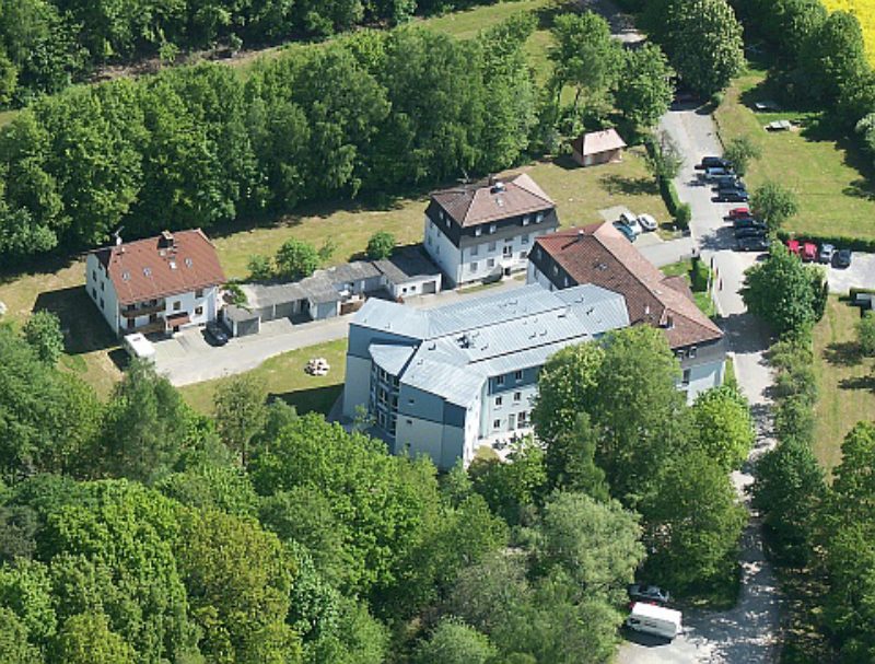 Blick auf den "Heiligenhogf" in Bad Kissingen, wo ...