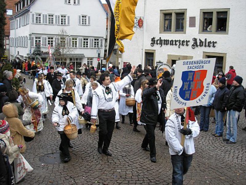 Die Siebenbrger Sachsen beim Umzug des ...