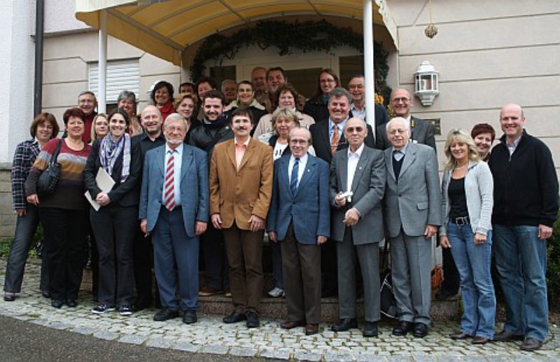 Gruppenbild der Teilnehmer kurz vor der Abreise ...