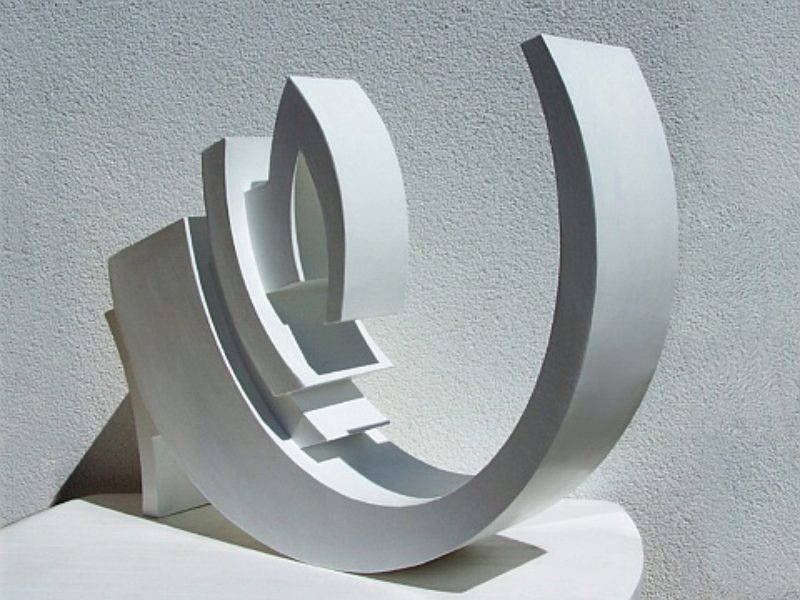 Skulptur des rumnischen Knstlers Sorin Anca, ...