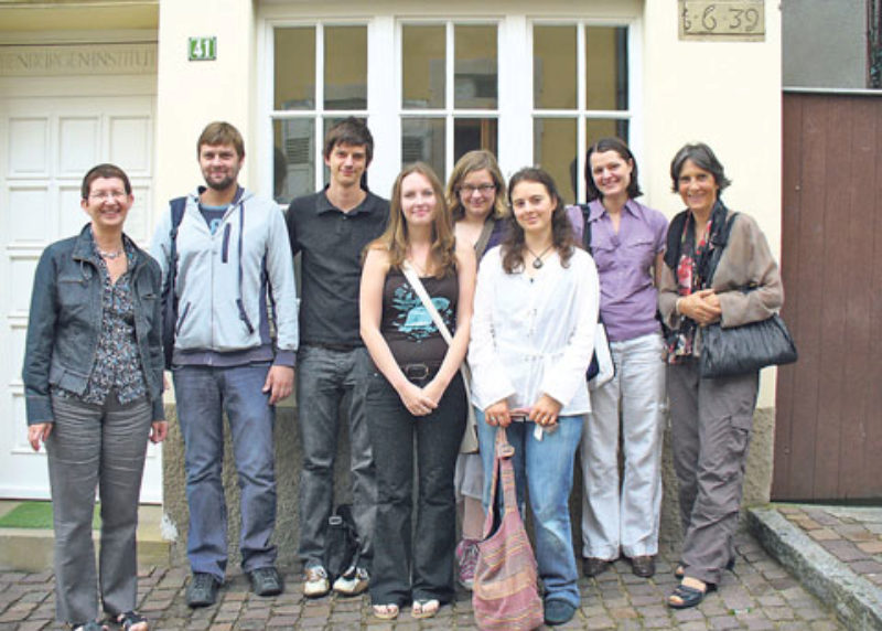 Studierende der Universitt Heidelberg mit Dr. ...