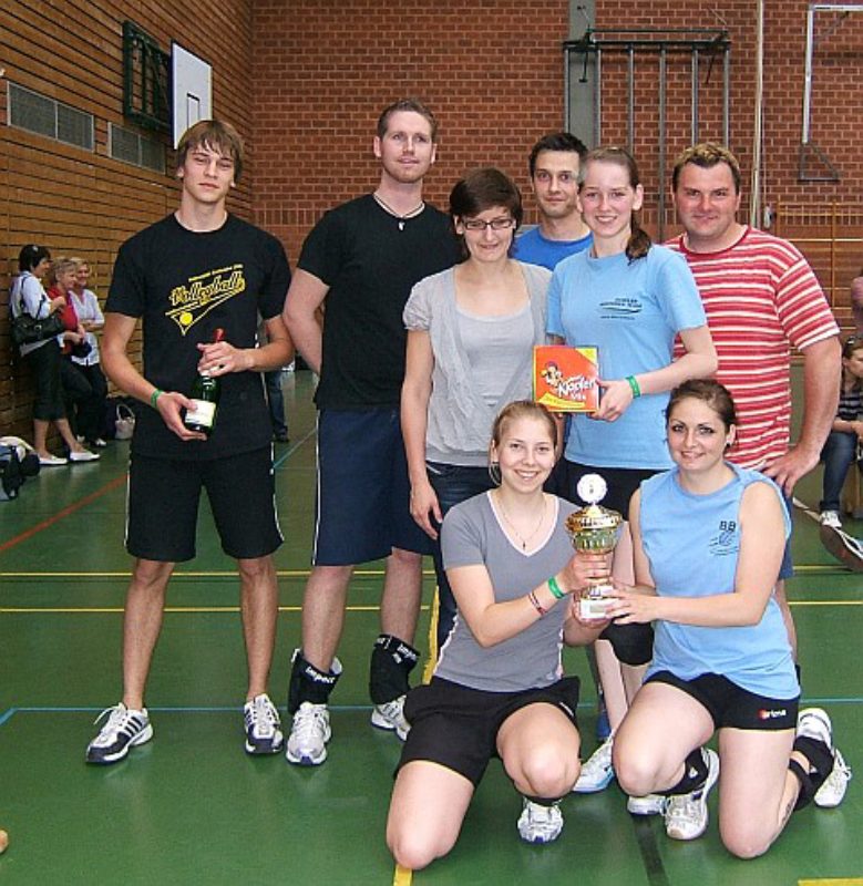 Das Fun-Team beendete das Volleyballturnier ...