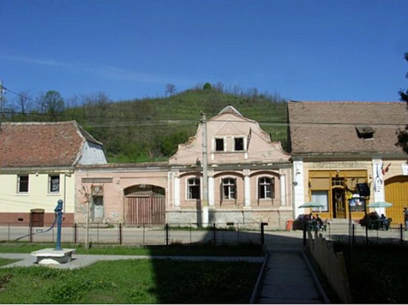 Das Wohnhaus von Georg Meyndt in Reichesdorf. ...