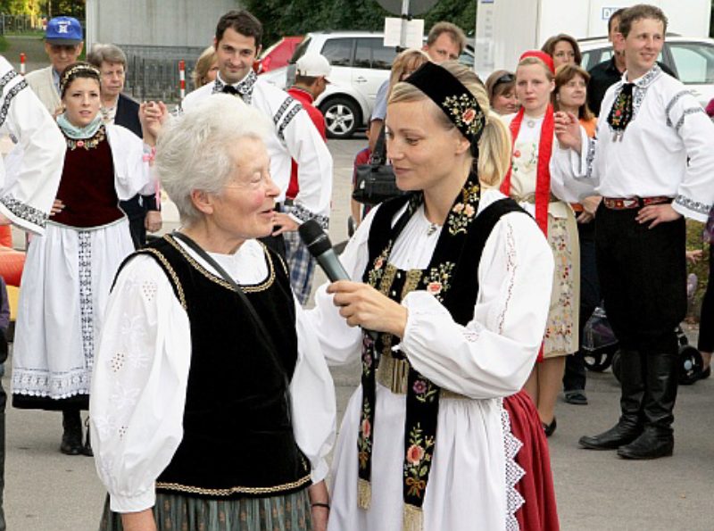 Ute Bako, geborene Schuller, bei der Vorstellung ...