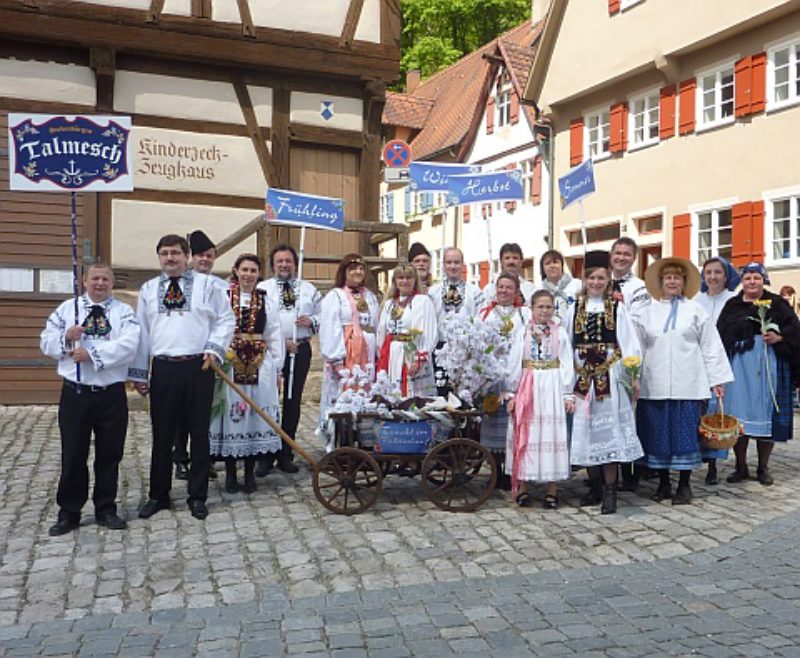 Am Heimattag in Dinkelsbhl nahm die Talmescher ...