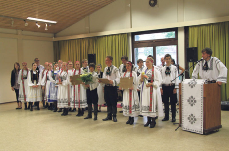 Die vier Monate junge Tanzgruppe der Kreisgruppe ...