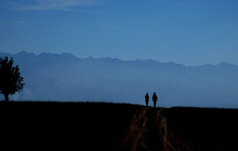 Auf der Wanderung von Deutsch-Tekes nach ...