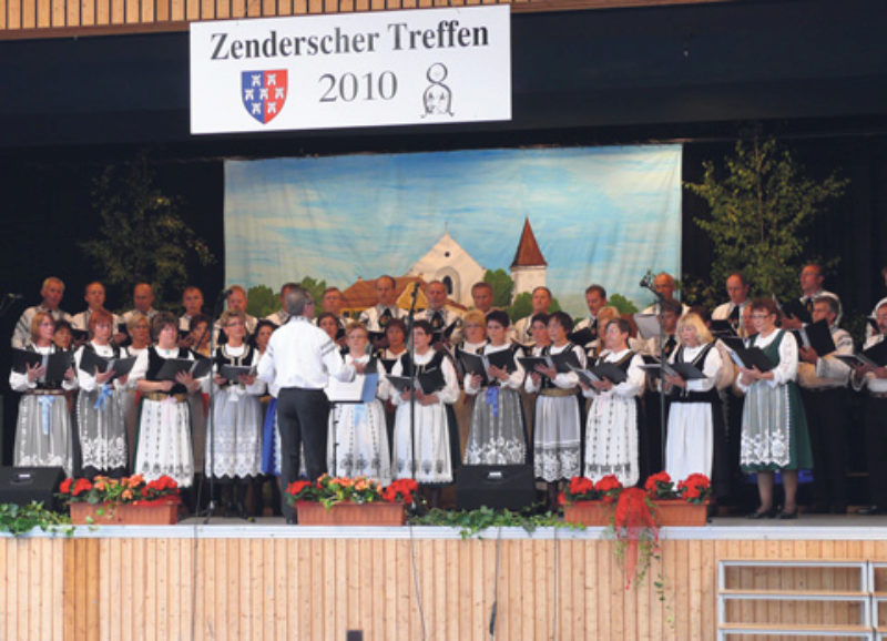 Zenderscher gemischter Chor unter Leitung von ...